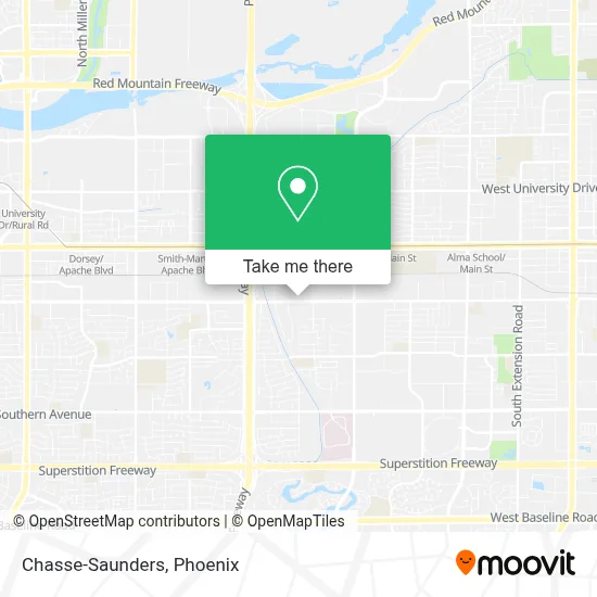 Chasse-Saunders map