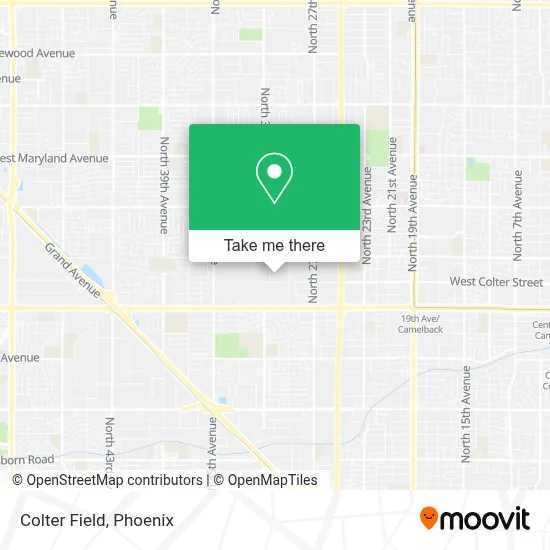Colter Field map