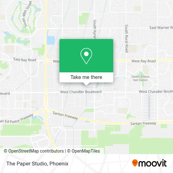 The Paper Studio map
