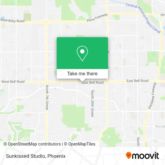 Sunkissed Studio map
