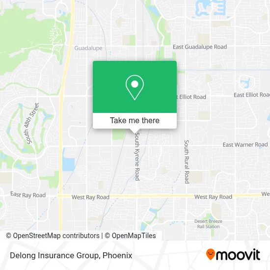Delong Insurance Group map