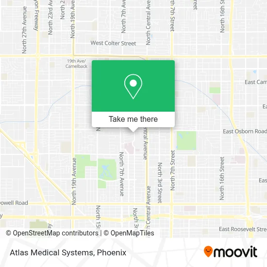 Atlas Medical Systems map