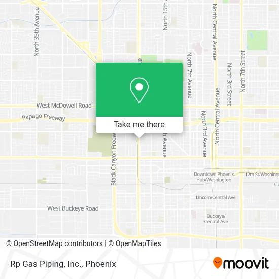 Rp Gas Piping, Inc. map