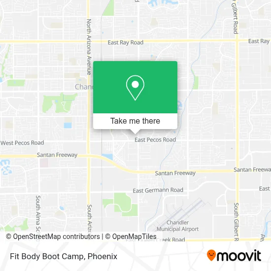 Fit Body Boot Camp map