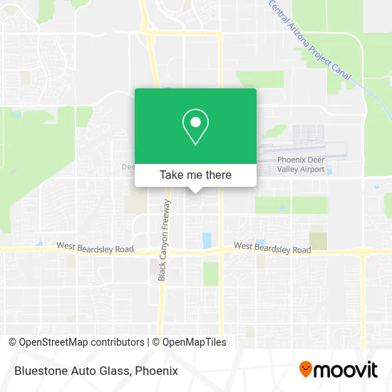 Bluestone Auto Glass map