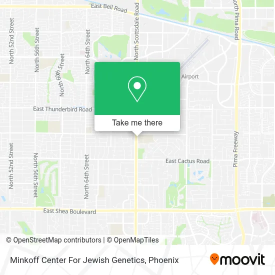 Minkoff Center For Jewish Genetics map