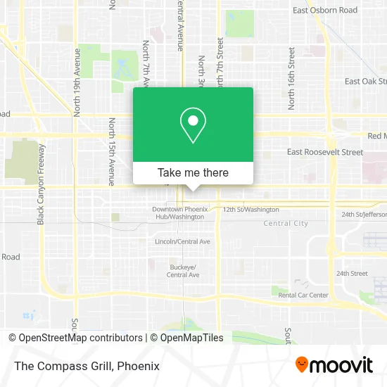 The Compass Grill map