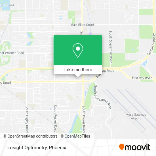 Trusight Optometry map