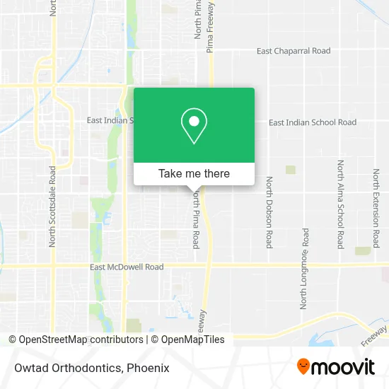 Owtad Orthodontics map