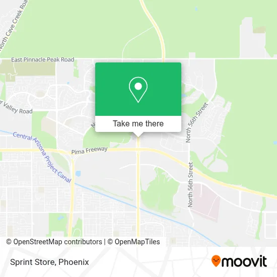 Sprint Store map