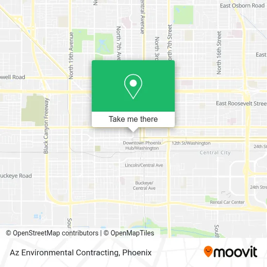Az Environmental Contracting map