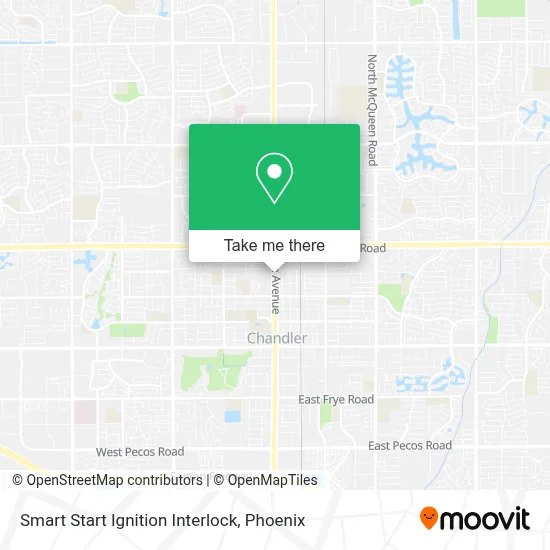 Smart Start Ignition Interlock map