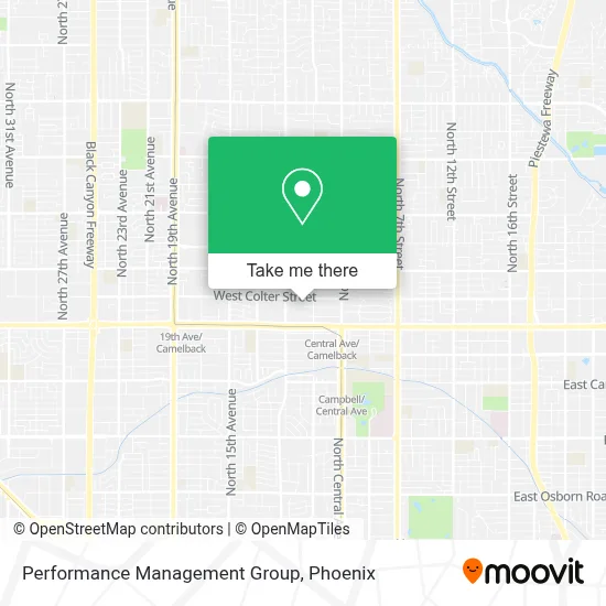 Performance Management Group map