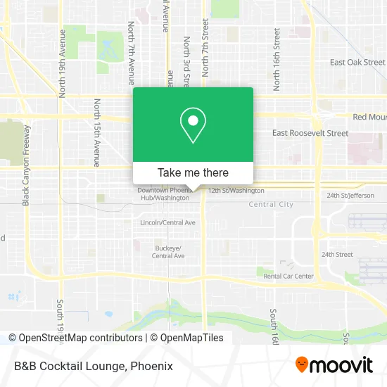 B&B Cocktail Lounge map