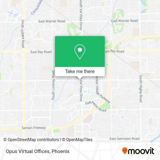 Opus Virtual Offices map