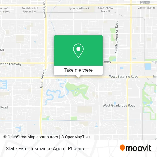 State Farm Insurance Agent map