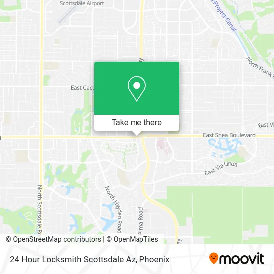 24 Hour Locksmith Scottsdale Az map