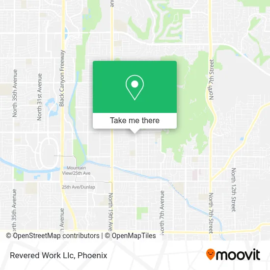 Revered Work Llc map