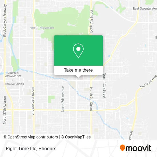 Right Time Llc map