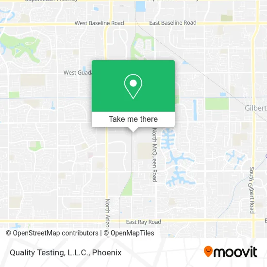Quality Testing, L.L.C. map