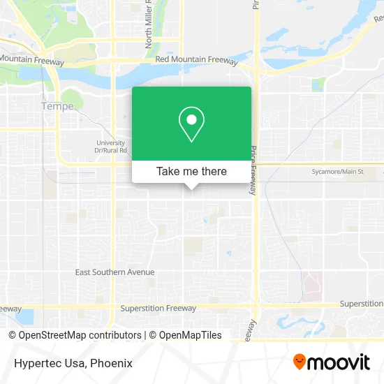 Hypertec Usa map