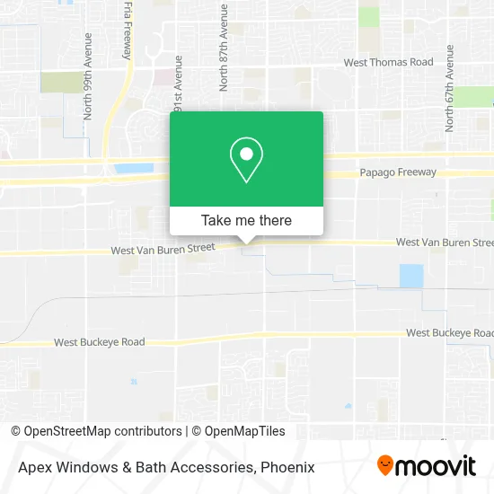 Apex Windows & Bath Accessories map