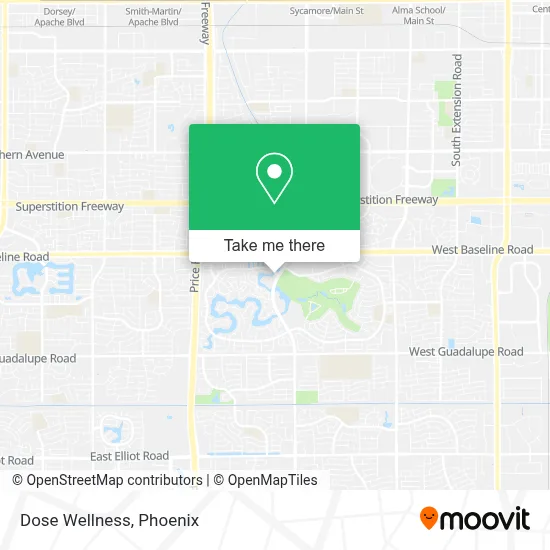 Dose Wellness map