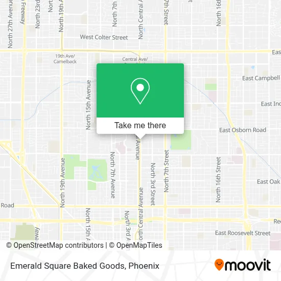 Emerald Square Baked Goods map