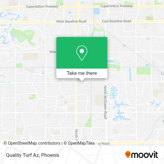 Quality Turf Az map