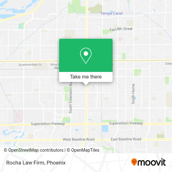 Rocha Law Firm map