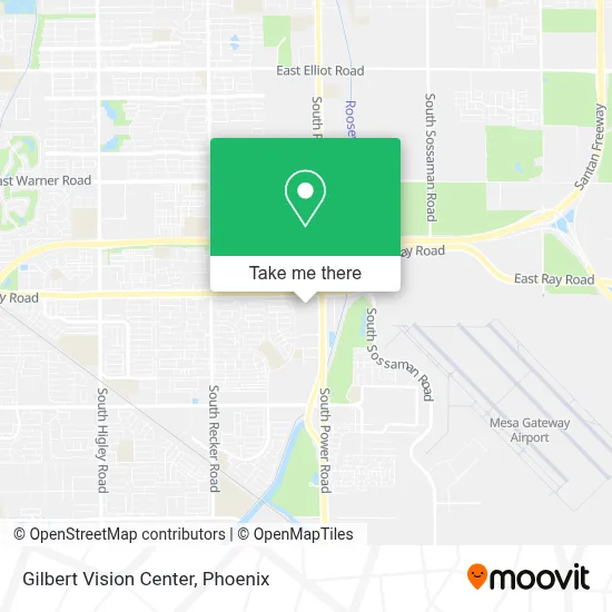 Gilbert Vision Center map