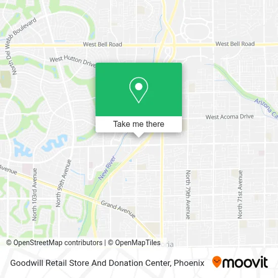 Goodwill Retail Store And Donation Center map