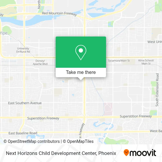 Next Horizons Child Development Center map
