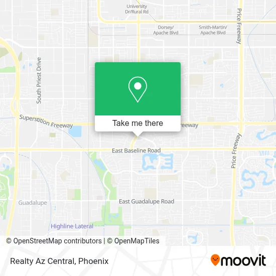 Realty Az Central map