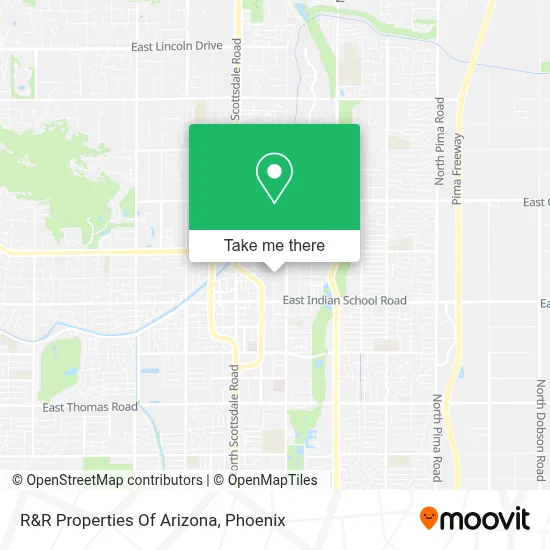 R&R Properties Of Arizona map