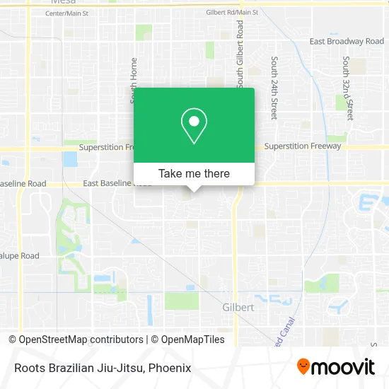 Roots Brazilian Jiu-Jitsu map