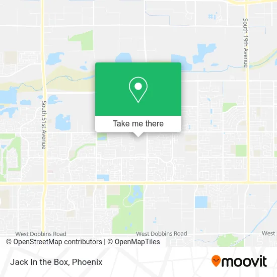 Jack In the Box map
