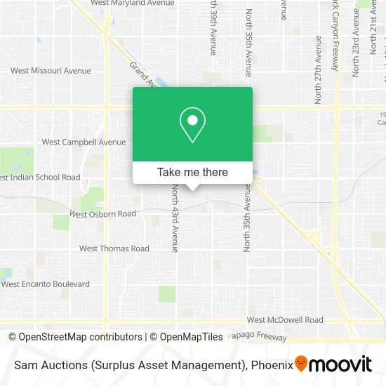 Sam Auctions (Surplus Asset Management) map