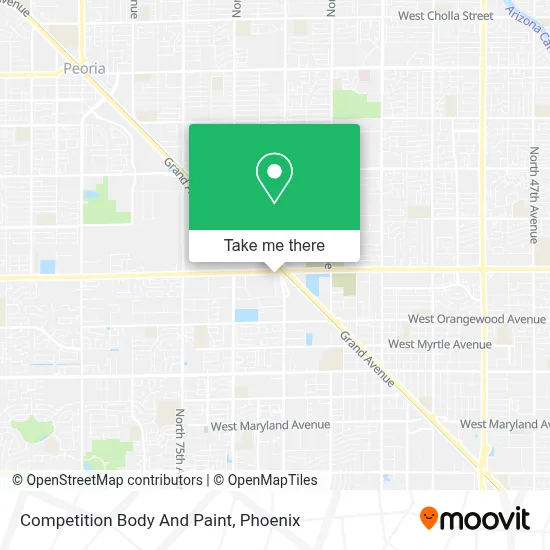 Competition Body And Paint map