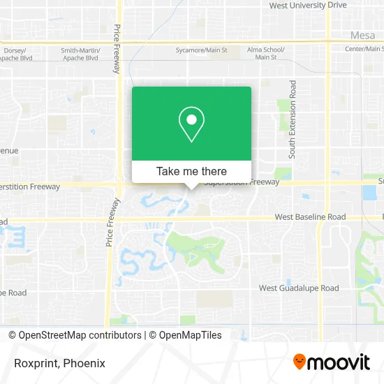 Roxprint map