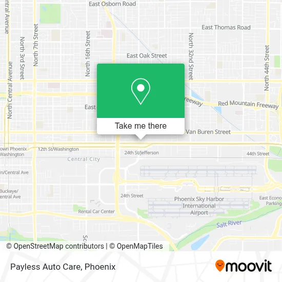 Payless Auto Care map