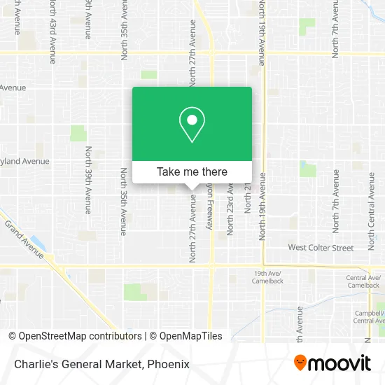 Charlie's General Market map