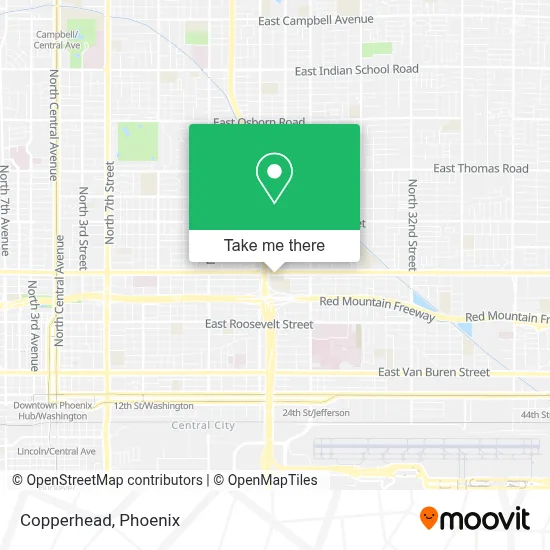 Copperhead map