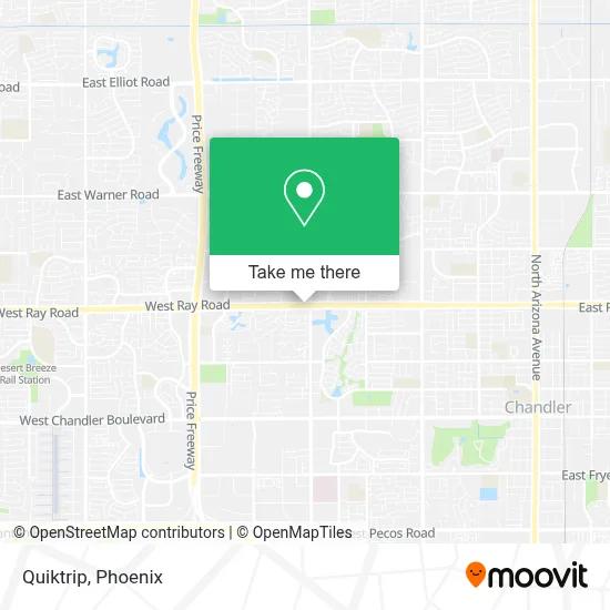 Quiktrip map