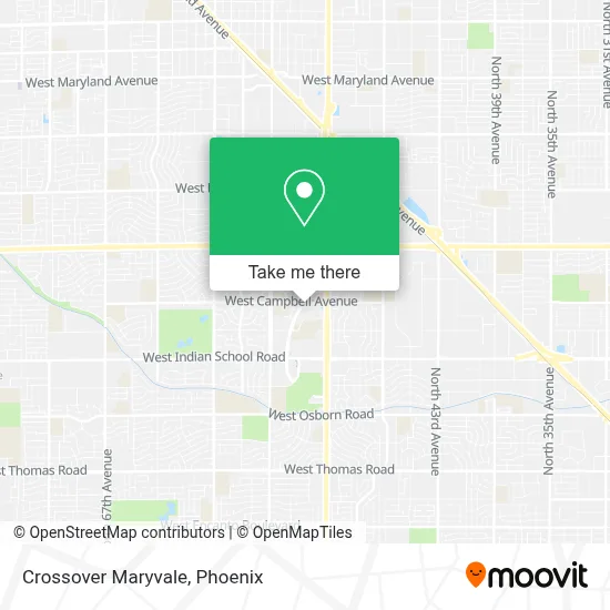 Crossover Maryvale map