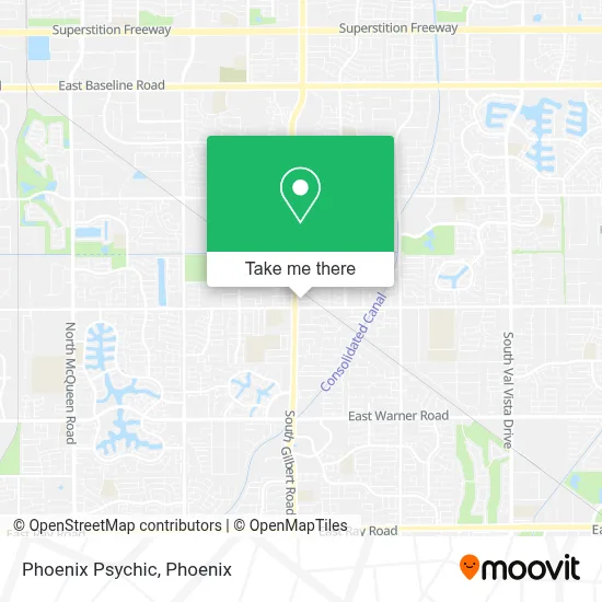 Phoenix Psychic map