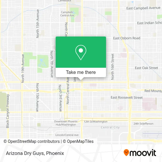 Arizona Dry Guys map