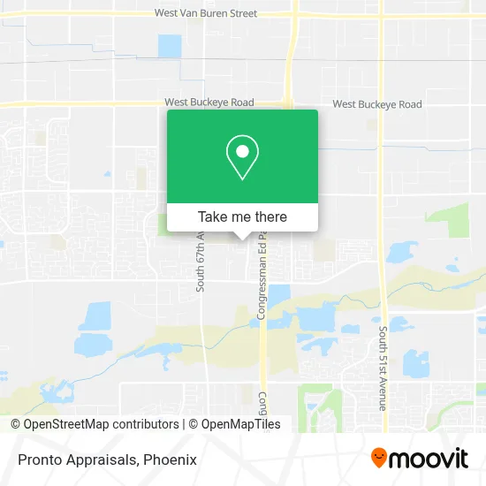 Pronto Appraisals map