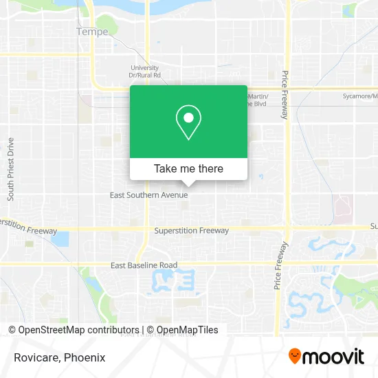 Rovicare map