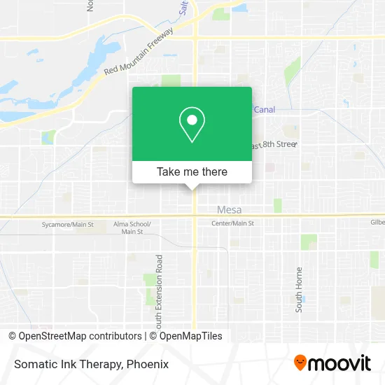 Somatic Ink Therapy map